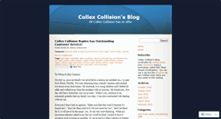 Desktop Screenshot of collexcollision.wordpress.com