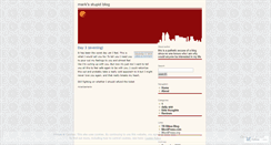 Desktop Screenshot of markisstupid.wordpress.com