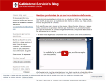 Tablet Screenshot of calidadenelservicio.wordpress.com