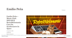 Desktop Screenshot of emiliopenya.wordpress.com