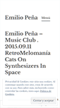 Mobile Screenshot of emiliopenya.wordpress.com