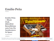 Tablet Screenshot of emiliopenya.wordpress.com