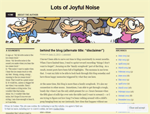 Tablet Screenshot of lotsofjoyfulnoise.wordpress.com