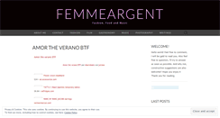 Desktop Screenshot of femmeargent.wordpress.com