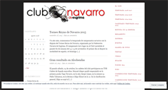 Desktop Screenshot of navarraesgrima.wordpress.com