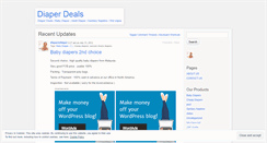 Desktop Screenshot of diapersdiaper.wordpress.com