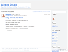 Tablet Screenshot of diapersdiaper.wordpress.com