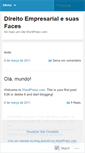 Mobile Screenshot of midiaedireitoempresarial.wordpress.com
