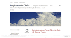 Desktop Screenshot of forgivenessinchrist.wordpress.com