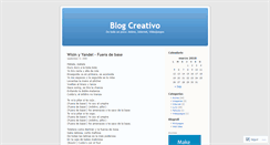 Desktop Screenshot of blogcreativo.wordpress.com