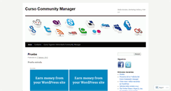 Desktop Screenshot of cursocommunitymanager.wordpress.com