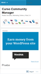 Mobile Screenshot of cursocommunitymanager.wordpress.com