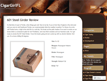 Tablet Screenshot of cigargirlfl.wordpress.com