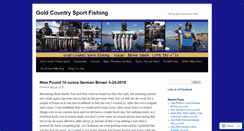 Desktop Screenshot of goldcountryfishingguide.wordpress.com