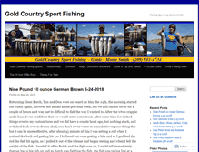 Tablet Screenshot of goldcountryfishingguide.wordpress.com