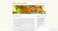 Desktop Screenshot of projectfamilycookbook.wordpress.com