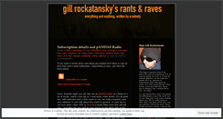 Desktop Screenshot of gillrockatansky.wordpress.com