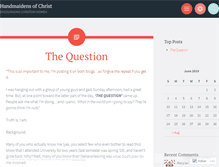 Tablet Screenshot of handmaidensforhim.wordpress.com