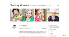 Desktop Screenshot of cherishingmemories.wordpress.com
