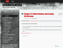 Tablet Screenshot of ccdmassmedia.wordpress.com
