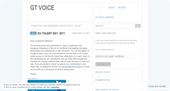 Desktop Screenshot of gandtvoice.wordpress.com