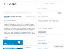 Tablet Screenshot of gandtvoice.wordpress.com