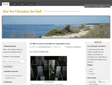 Tablet Screenshot of cheminsdusud.wordpress.com