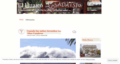 Desktop Screenshot of elhuaico.wordpress.com
