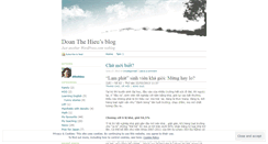 Desktop Screenshot of dthehieu.wordpress.com