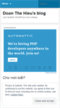 Mobile Screenshot of dthehieu.wordpress.com