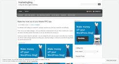 Desktop Screenshot of lmarketingblog.wordpress.com