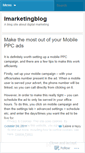 Mobile Screenshot of lmarketingblog.wordpress.com