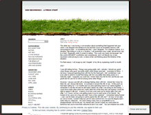 Tablet Screenshot of newbeginningsinlalaland.wordpress.com