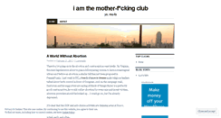 Desktop Screenshot of iamtheclub.wordpress.com