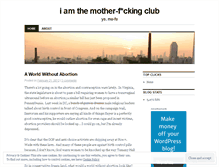 Tablet Screenshot of iamtheclub.wordpress.com