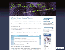 Tablet Screenshot of betheredothat.wordpress.com