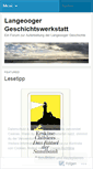 Mobile Screenshot of langeoog.wordpress.com