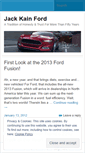 Mobile Screenshot of jackkainford.wordpress.com