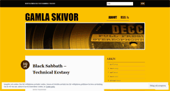 Desktop Screenshot of gamlaskivor.wordpress.com