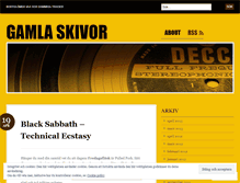 Tablet Screenshot of gamlaskivor.wordpress.com