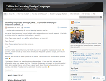Tablet Screenshot of anotherlengua.wordpress.com