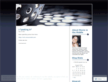 Tablet Screenshot of monieinthemiddle.wordpress.com