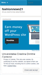 Mobile Screenshot of fashionnews21.wordpress.com