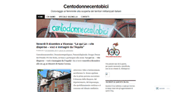 Desktop Screenshot of centodonnecentobici.wordpress.com