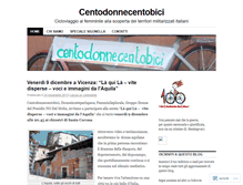 Tablet Screenshot of centodonnecentobici.wordpress.com