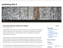 Tablet Screenshot of marketingahm4.wordpress.com
