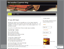 Tablet Screenshot of notanothererasmusblog.wordpress.com