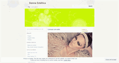 Desktop Screenshot of donnaestetica.wordpress.com