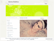 Tablet Screenshot of donnaestetica.wordpress.com