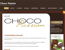 Tablet Screenshot of chocopassion.wordpress.com